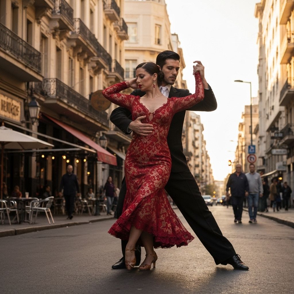 Tango dancers